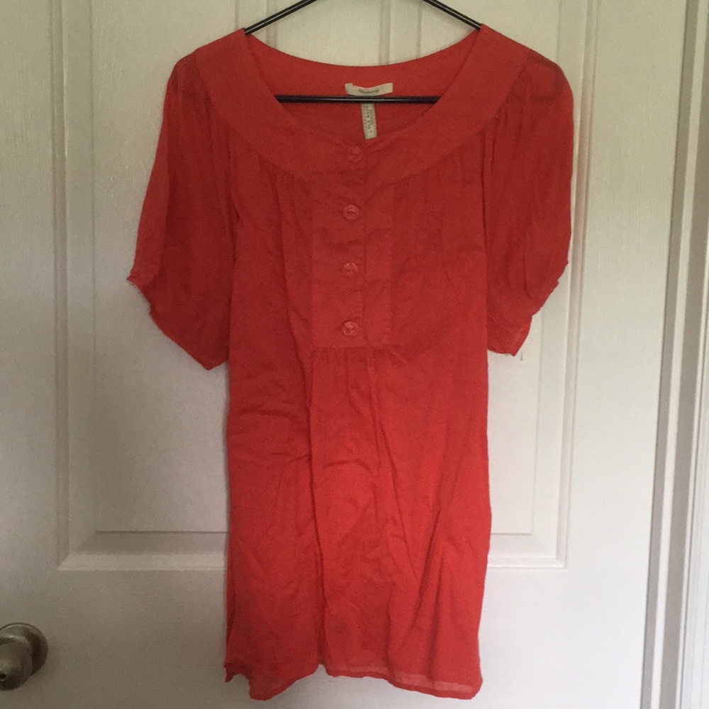 Short sleeve maternity shirt